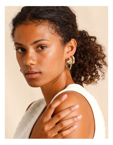 Twist Hoop Earrings 3 Pack in Gold