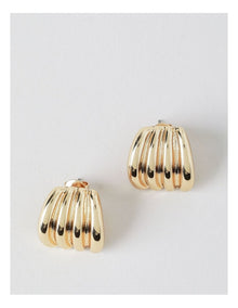 Dome Earrings in Gold