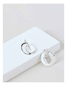Loop Earrings in Silver