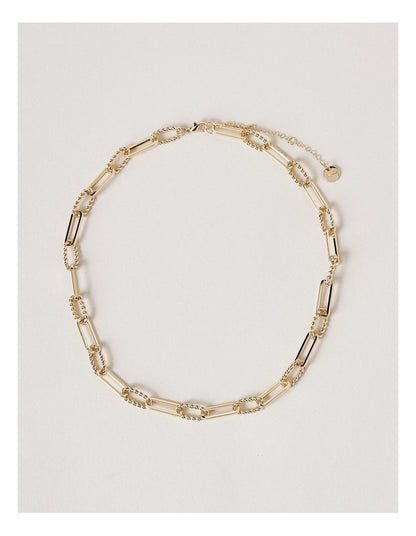 Chain Link Necklace in Gold