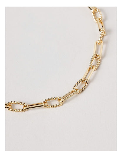 Chain Link Necklace in Gold