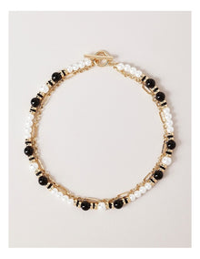Beads Necklace in Gold
