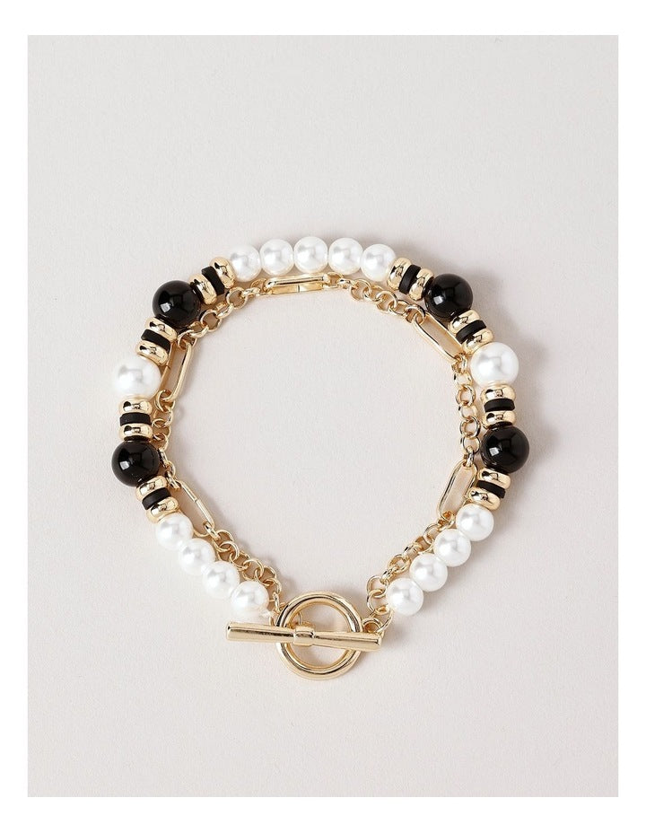 Beads Bracelet in Gold