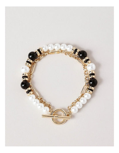 Beads Bracelet in Gold