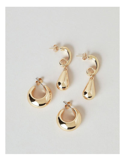 Raindrop Earring in Gold