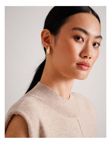 Round Hoop Earrings 3 Pack in Gold