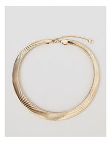 Omega Collar Necklace in Gold