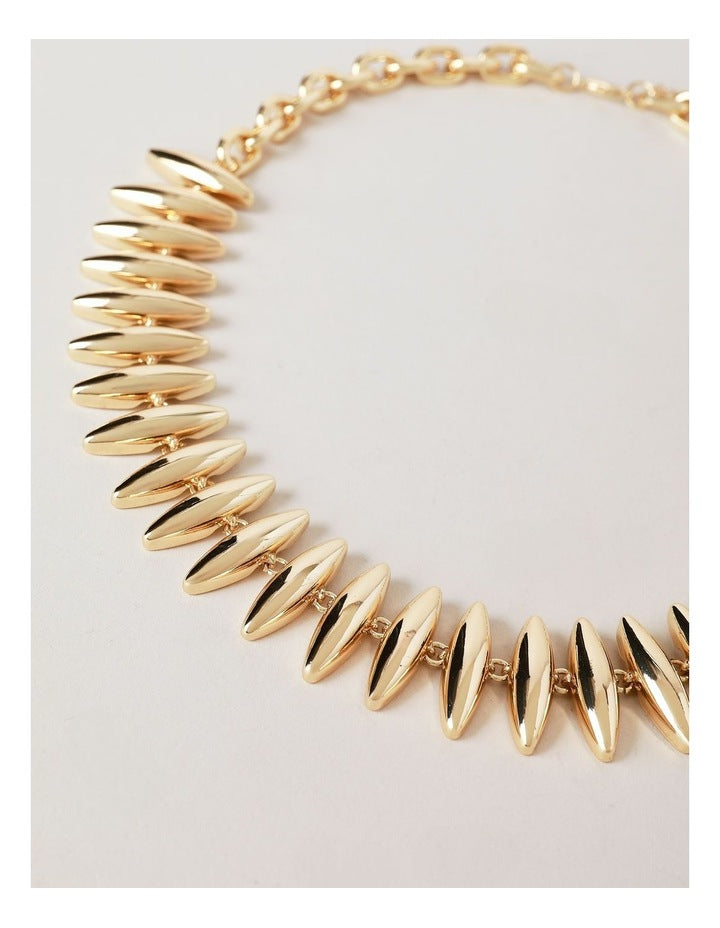 Fringe Necklace in Gold
