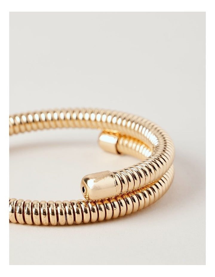Stack Bangle in Gold