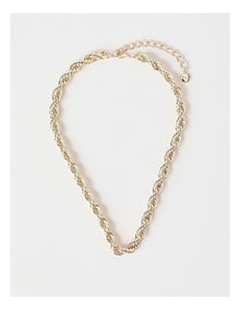 Twist Necklace in Gold