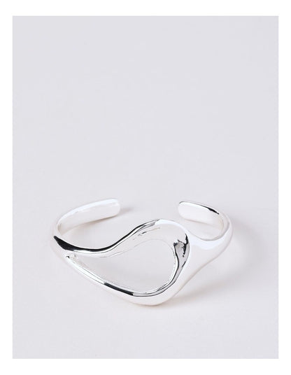 Cut Off Cuff in Silver