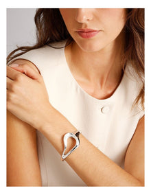 Cut Off Cuff in Silver