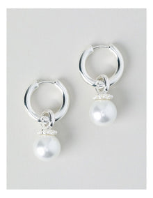Pearl Drop Earring in Silver