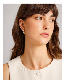 Mini Claw & Smooth Earrings 3 Pack in Gold