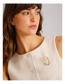 Pin Brooch in Gold
