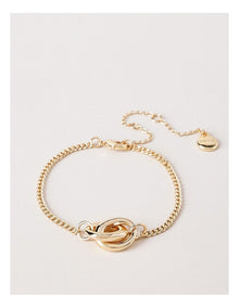 Double Link Bracelet in Gold