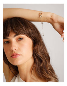 Double Link Bracelet in Gold