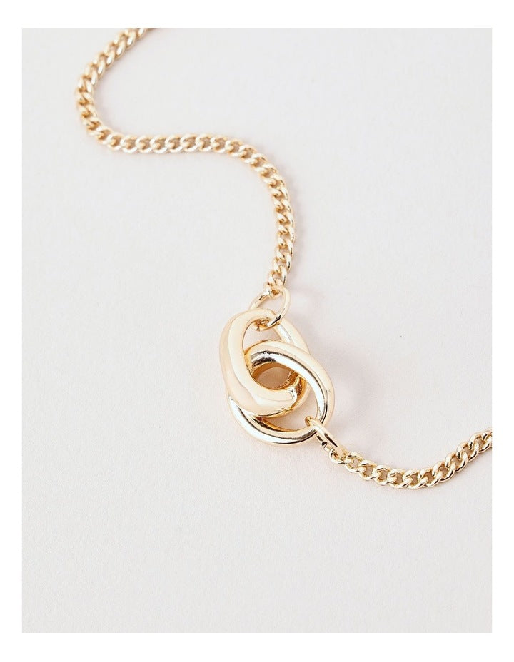 Double Link Bracelet in Gold