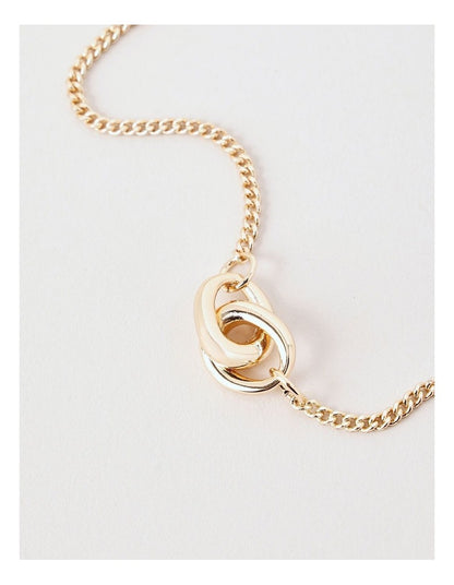 Double Link Bracelet in Gold