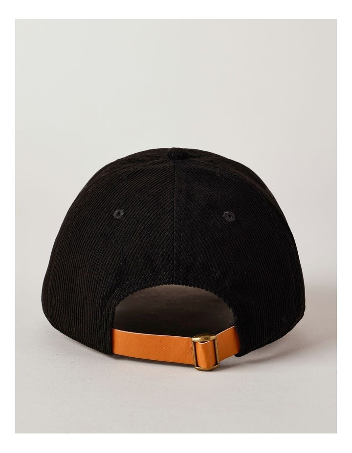 Hanover Cord Cap in Black