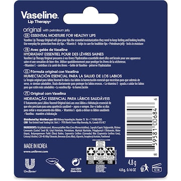 Vaseline Lip Therapy Original 4.8g