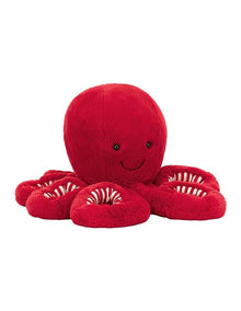 Cranberry Large Octopus Toy