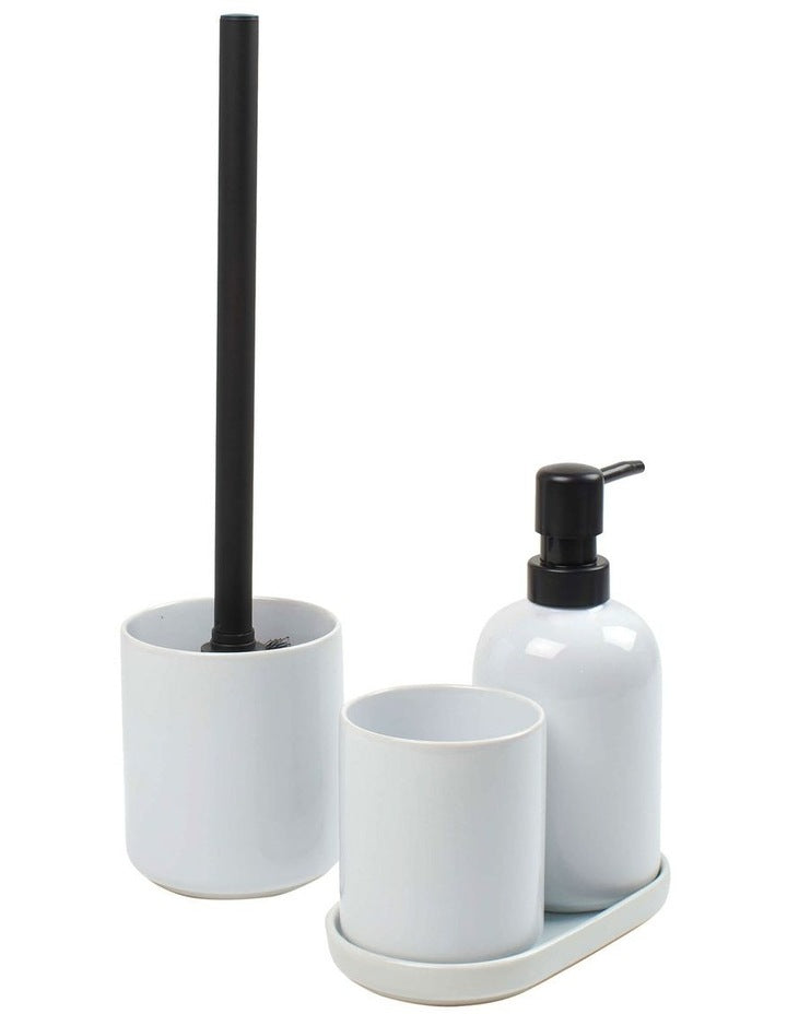 Suds Hepburn Toilet Brush Holder in White