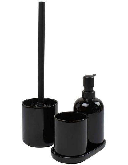 Suds Hepburn Tumbler 9x7.5cm in Black
