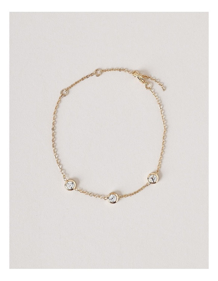 Trio Diamante Bracelet in Gold