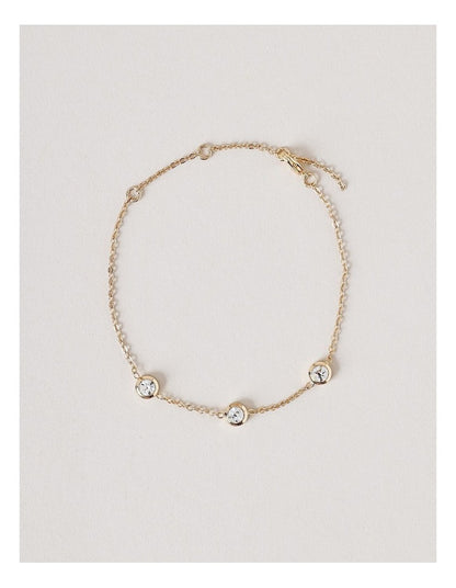 Trio Diamante Bracelet in Gold
