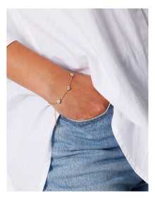 Trio Diamante Bracelet in Gold