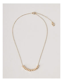 Multi Cubes Necklace in Gold