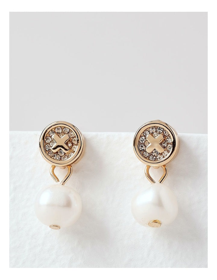 Petite Diamante Stud in Gold