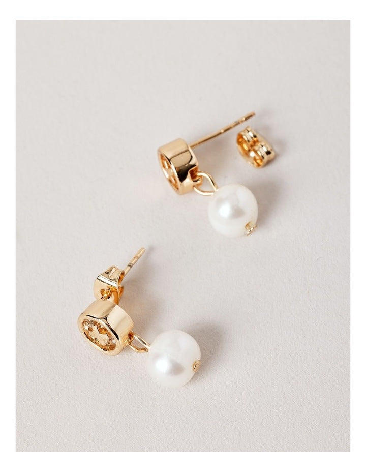 Petite Diamante Stud in Gold