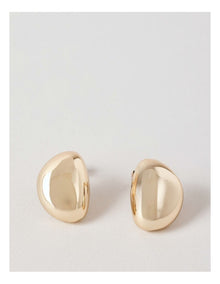 Mini Solid Drop Earring in Gold