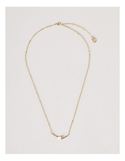 Pearl Barre Necklace in Gold