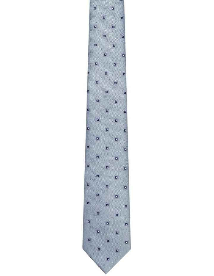 Geometric Tie in Grey