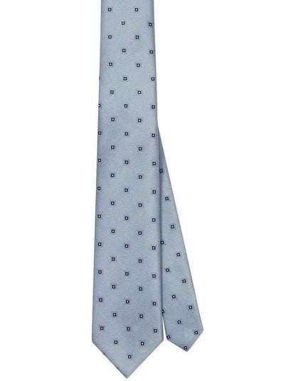 Geometric Tie in Grey