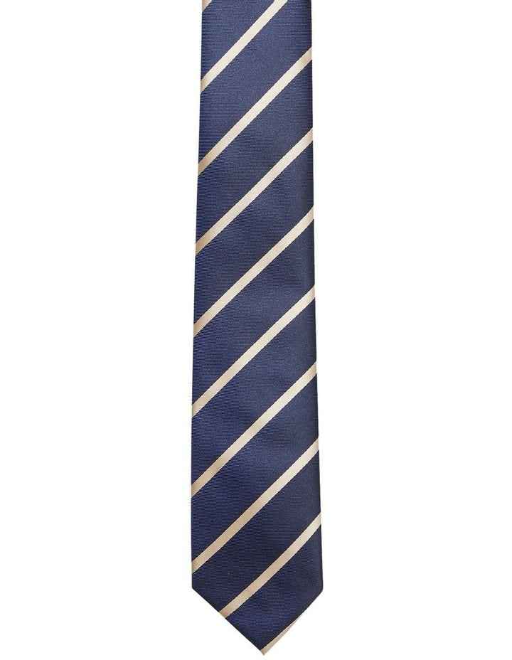 Stripe Tie in Navy