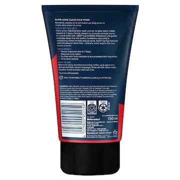 Nivea Men Deep Rapid Acne Clear Face Wash 150mL