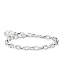 Charm Club Bracelet 19cm in Silver