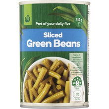 Woolworths Sliced Green Beans 410g
