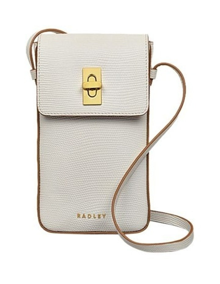 Threadneedle Street Medium Phone Crossbody Bag in White