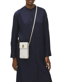 Threadneedle Street Medium Phone Crossbody Bag in White