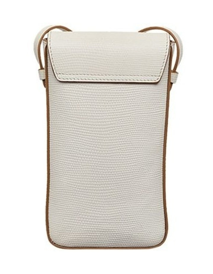 Threadneedle Street Medium Phone Crossbody Bag in White