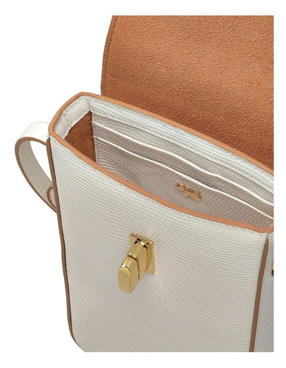 Threadneedle Street Medium Phone Crossbody Bag in White