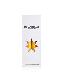 Chandelles Miel Tapered Candles 4pk