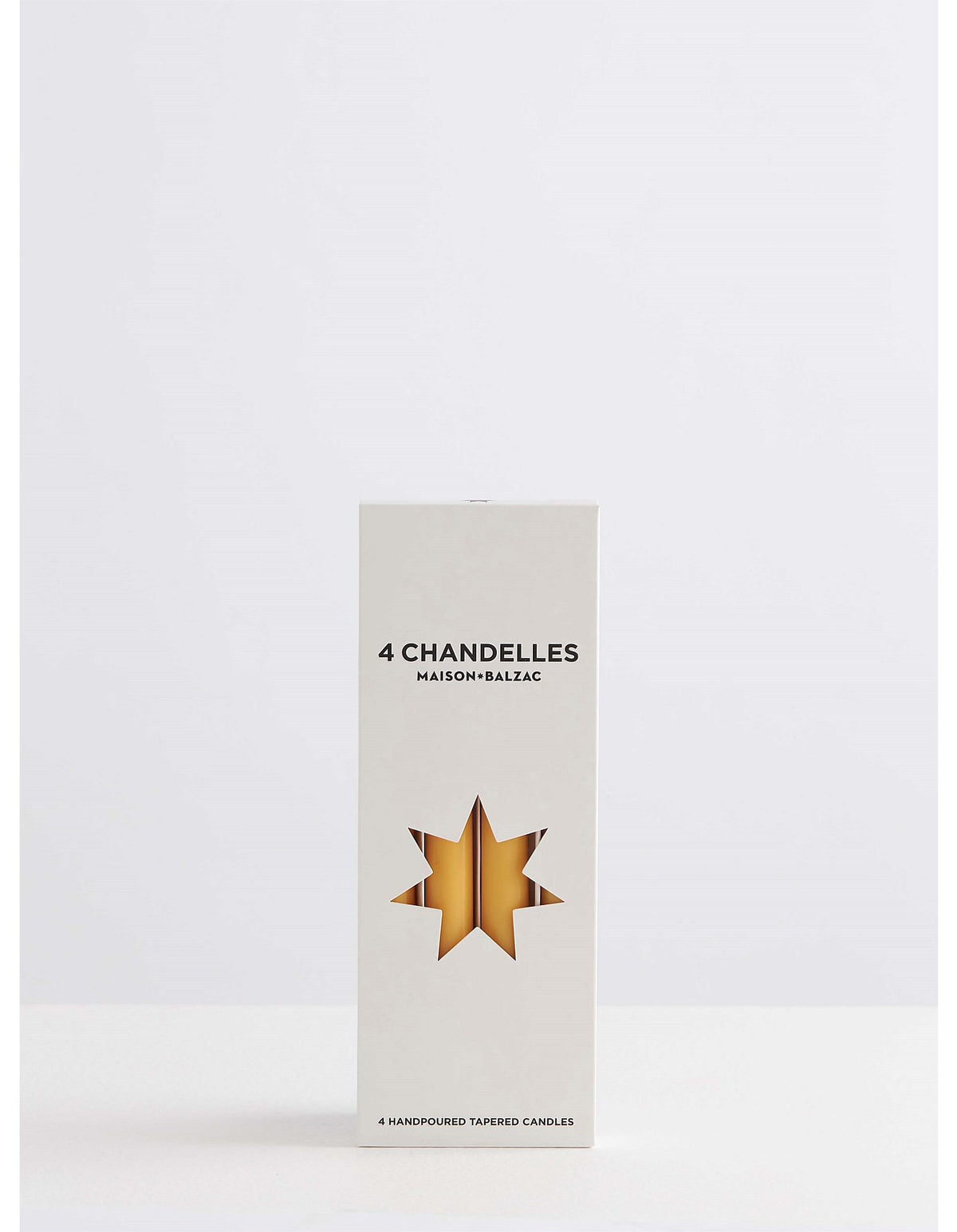 Chandelles Miel Tapered Candles 4pk