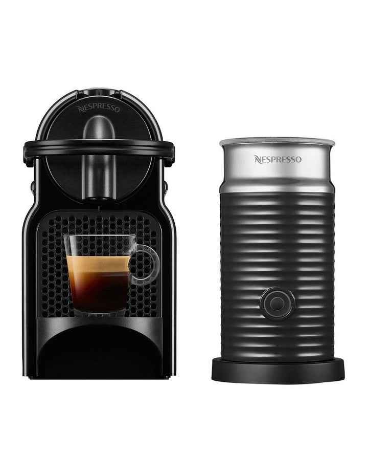 Inissia Capsule Coffee Machine & Milk in black EN80BAE