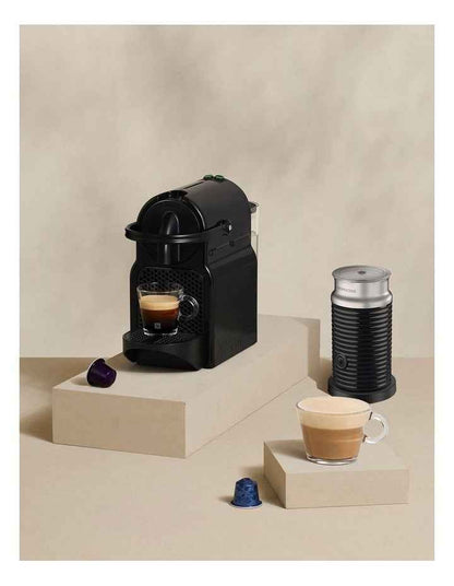 Inissia Capsule Coffee Machine & Milk in black EN80BAE